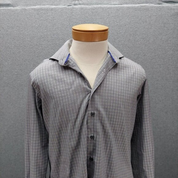 Proper Shirting Mens Classic Fit Shirt White 2 Ply Long Sleeve Size 16.5 - Picture 2 of 6